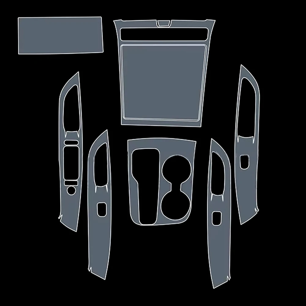 TPU Protective film for Hyundai Tucson NX4 2021 2022 2023 Car Interior Center Console Transparent  Anti-scratch  Accessories