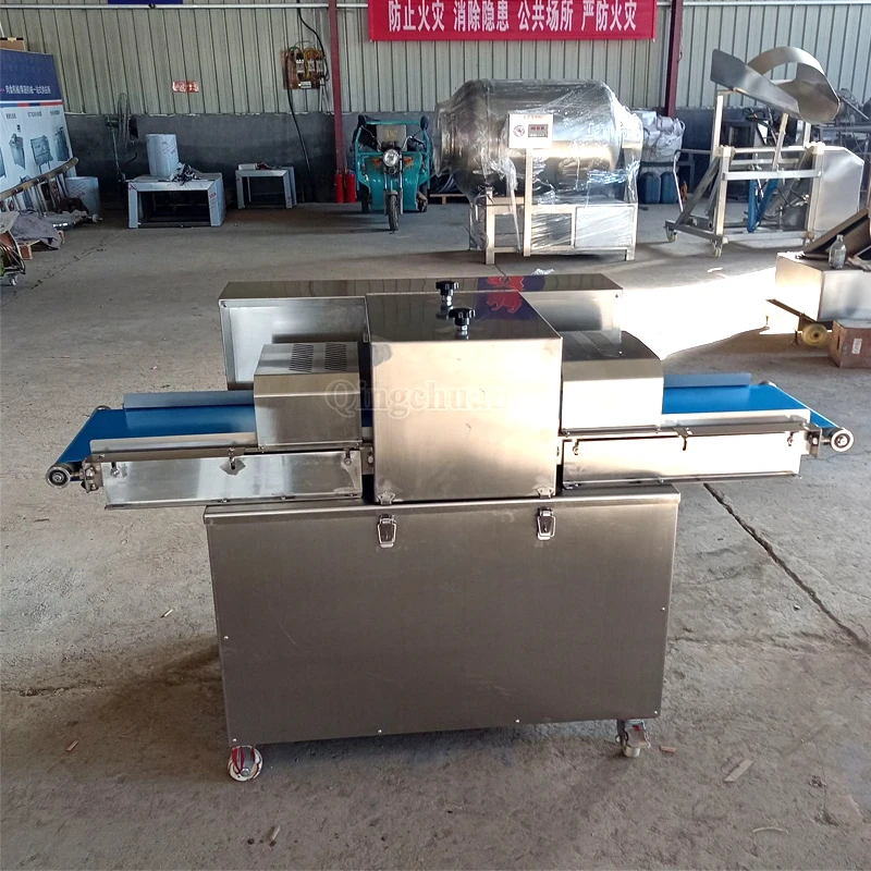 Fresh Meat Slicer Automatic Beef Pork Chicken Breast Dicing Commercial Meat Cutting Machine Multilayer Beefsteak Maker