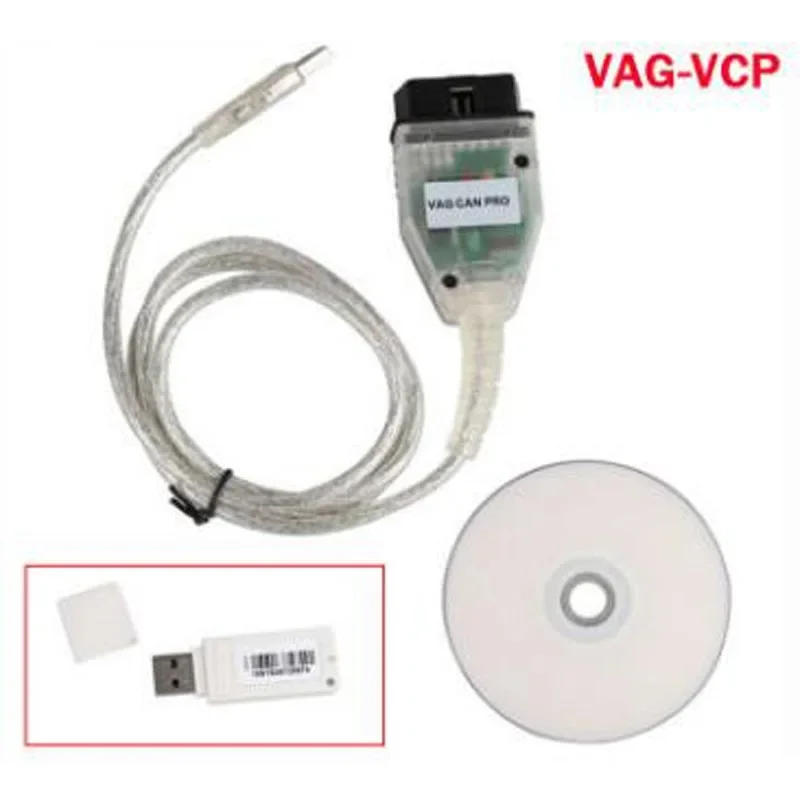 VAG CAN PRO V5.5.1 with FTDI FT245RL SJA1000T ALMEL749 Chip VCP OBD2 Diagnostic Interface USB Cable Support Can Bus UDS K Line