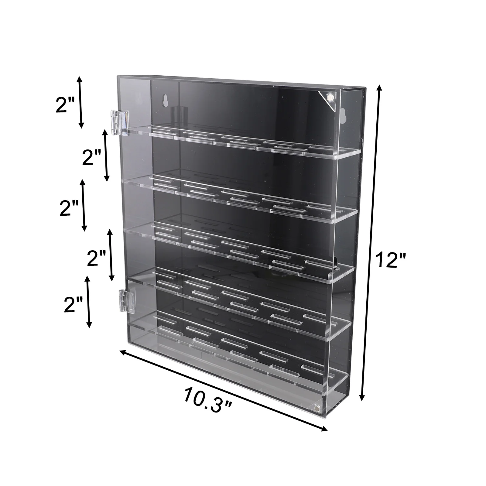 Transparent Acrylic Round Coin Storage Box High Definition Transparency Magnetic Door Multiple Display Options