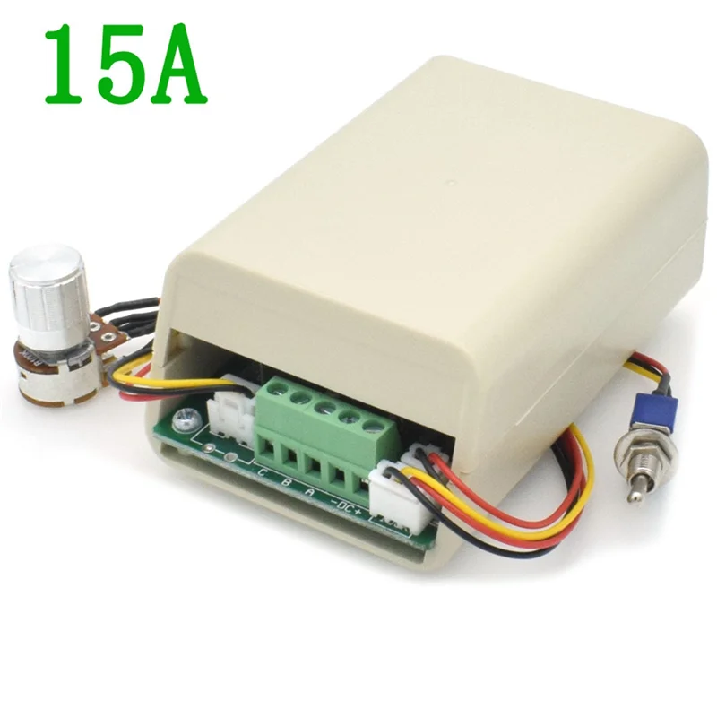 RISE-Bldc Three-Phase Brushless Motor Speed Controller พัดลม Dc 5-36V 15A พร้อม Potentiometer Switch 12V 24V