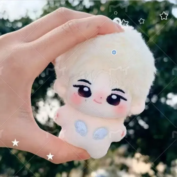 [New Product] Zhang Chi Spread wings10CM rabbit hair starfish body doll with wings,celebrity merchandise,fan Q-version idol doll view 2
