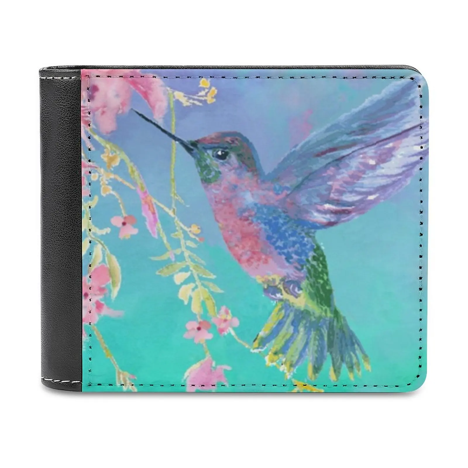 

Live A Colorful Life Business Men Wallets Small Money Purses New Design Dollar Price Top Wallet Hummingbird Bird Tiny Wildlife