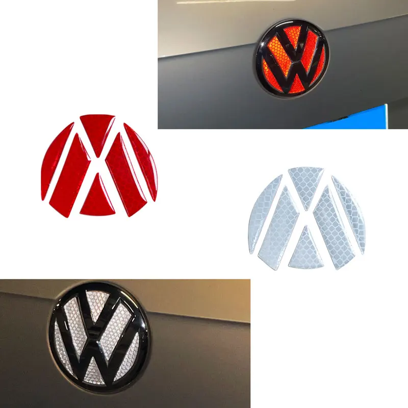 Auto Exterior Decorative Sticker Car Tail Trunk Lid Emblem Decals Car Styling For Jetta B6 GOLF 4 5 6 7 Tiguan Polo Accessor