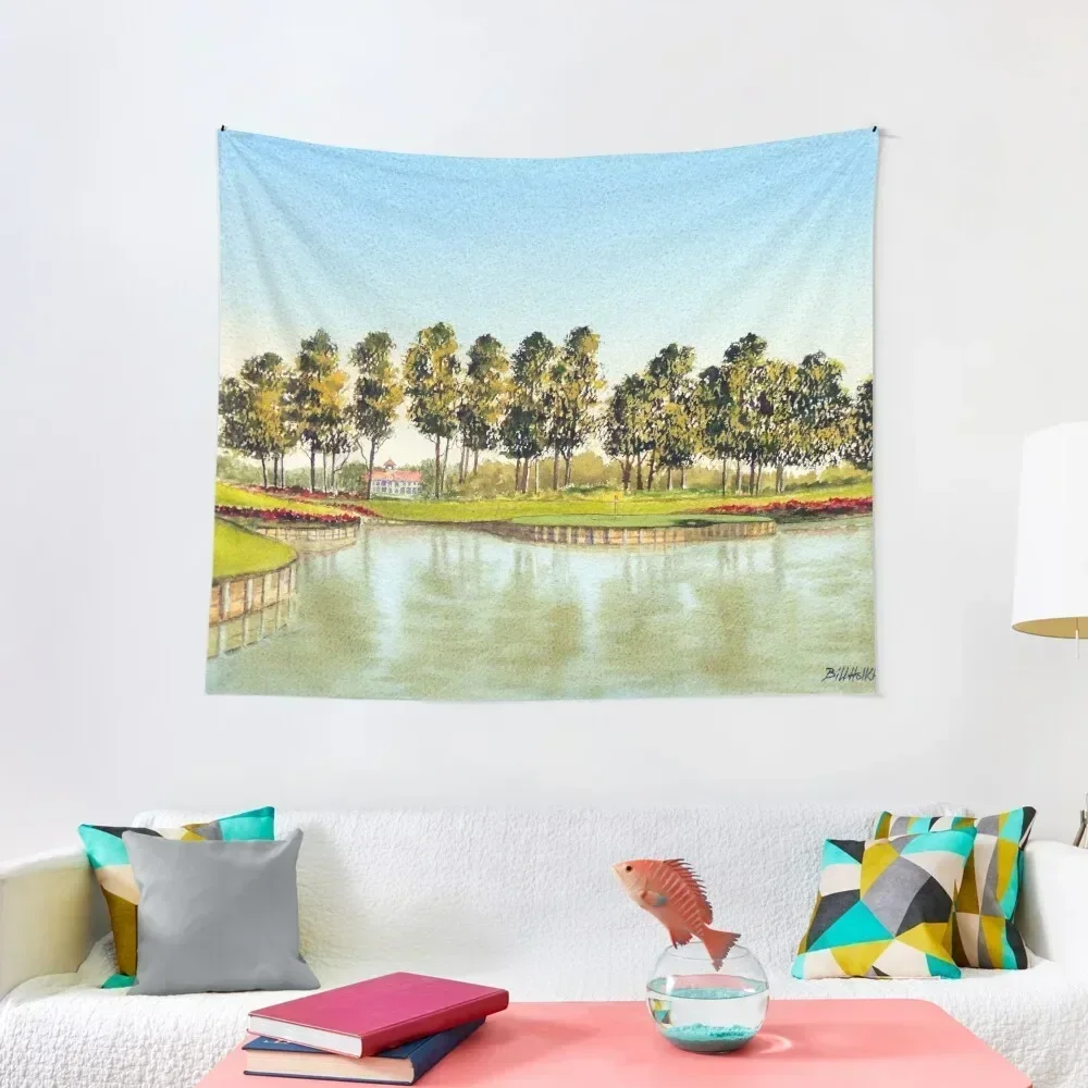 Sawgrass Golf Course Hole 17 Tapestry Bedrooms Decorations Wall Carpet Bed Room Decoration Outdoor Decor Tapestry