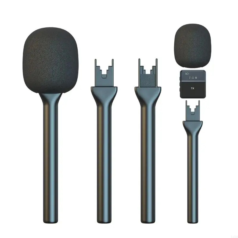MultiPurpose Plastic Interviews Mic Adapter Durability Plastic Body