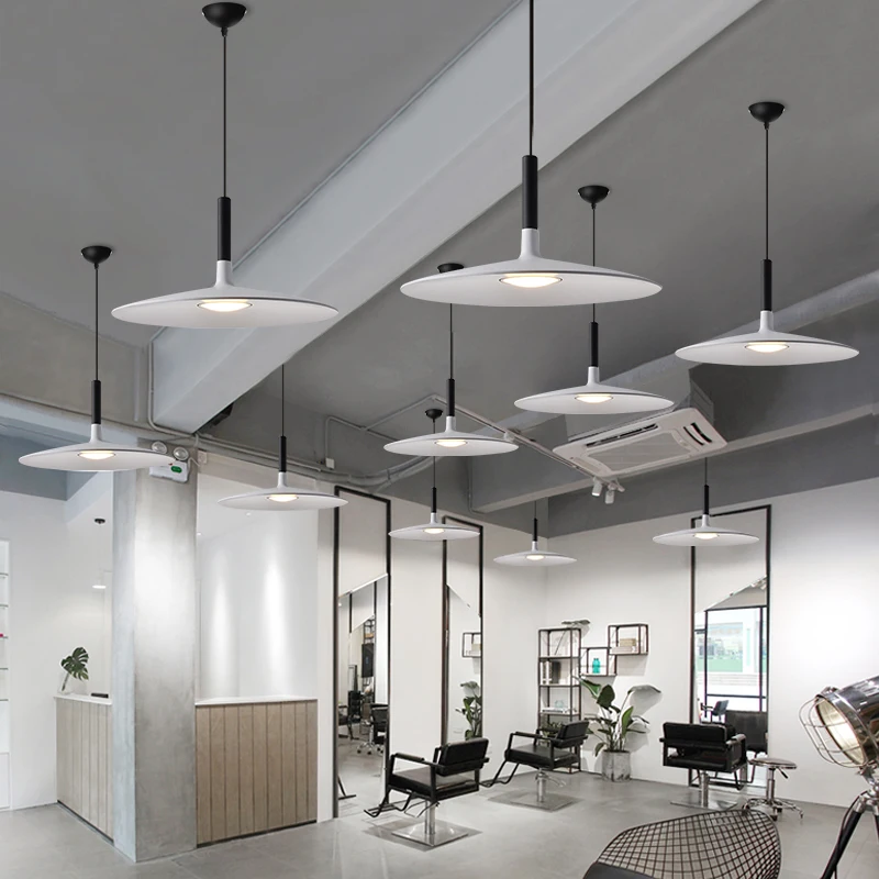 Nordic Minimalist LED Pendant Lamp Modern Art Designer Metal Hanging Lamp for Kitchen Living Room Bedroom Bar Home Decor