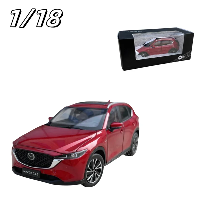 1/18 Original factory Changan Mazda 2022 CX-5 alloy model, children's collection of decorative toys, holiday gifts for children.