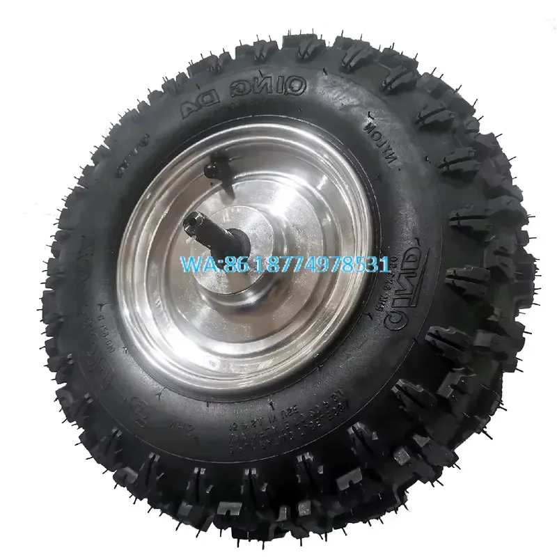 Wmwmnu for 12 13 15 16 Inch 48V 800W Brushless Geared Motor 100N.m Torque for Wheelbarrow Cart Replacement Parts