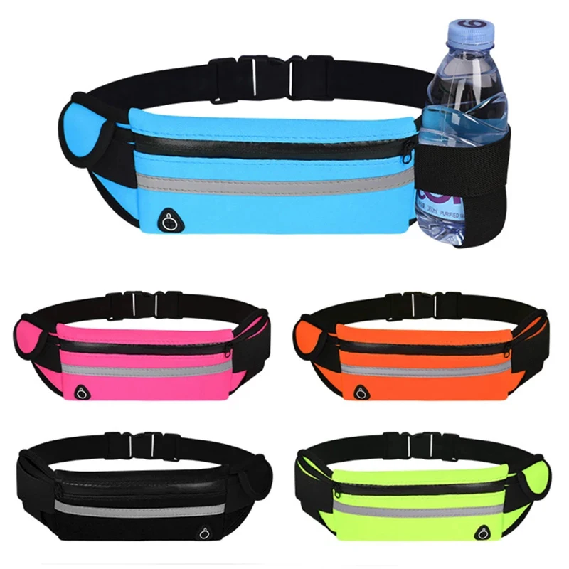 

Waterproof Running Waist Bag Canvas Sports Jogging Portable Outdoor Phone Holder Belt Pack Women Men Fitness Sport Accessories