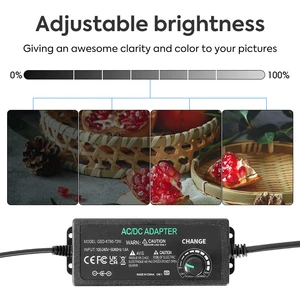 Caja de luz 80*80*80 cm Tienda de fotografía con 3 paneles de luces de atenuación, caja de fotos con fondos de negro/blanco/amarillo para disparar 8 Mejor caja de fotos de estudio de ventas - №5