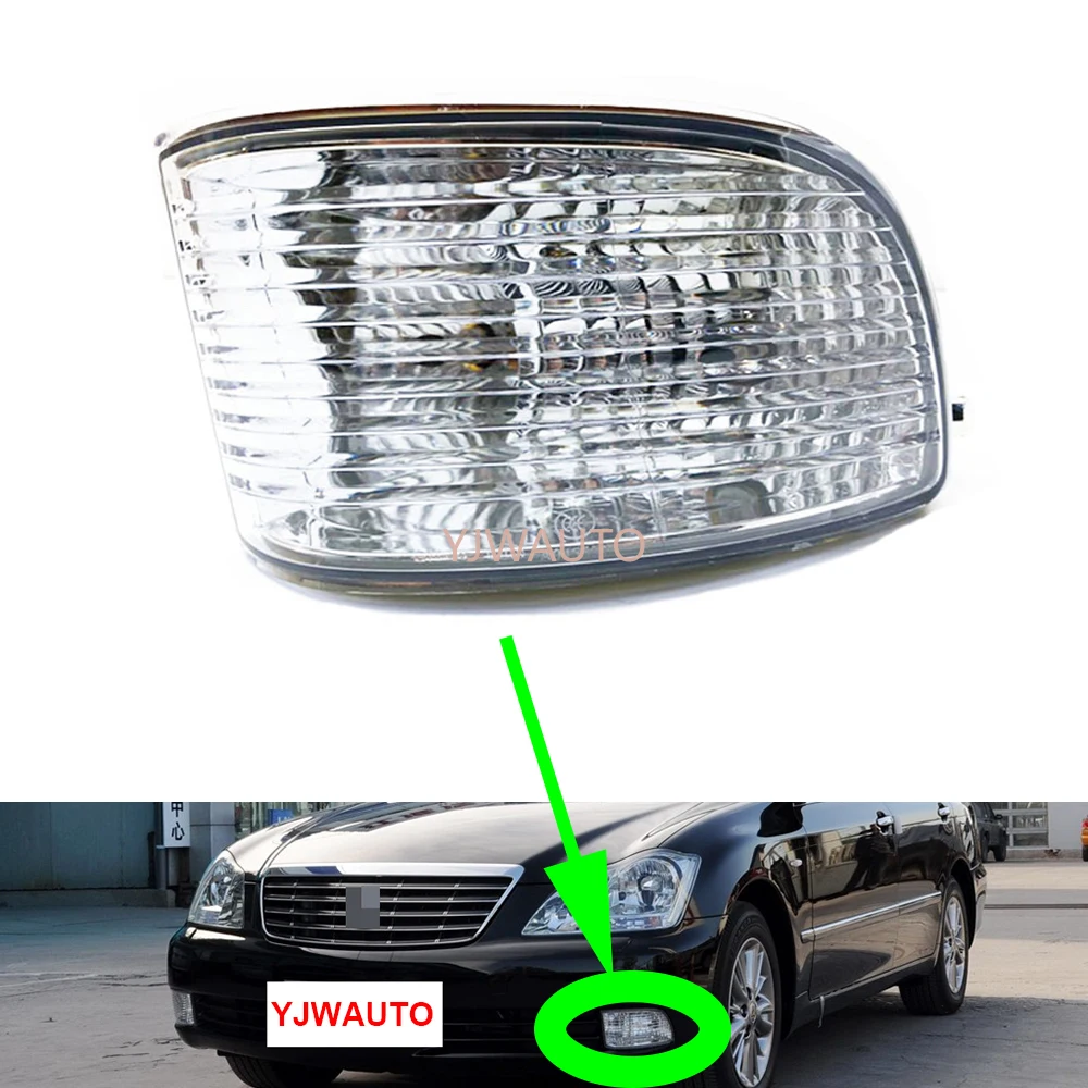 For Toyota Crown 2005~2009 Fog Lamp Car Driving Lights Assembly Front Bumper Signal Lamp Fog Light Assembly