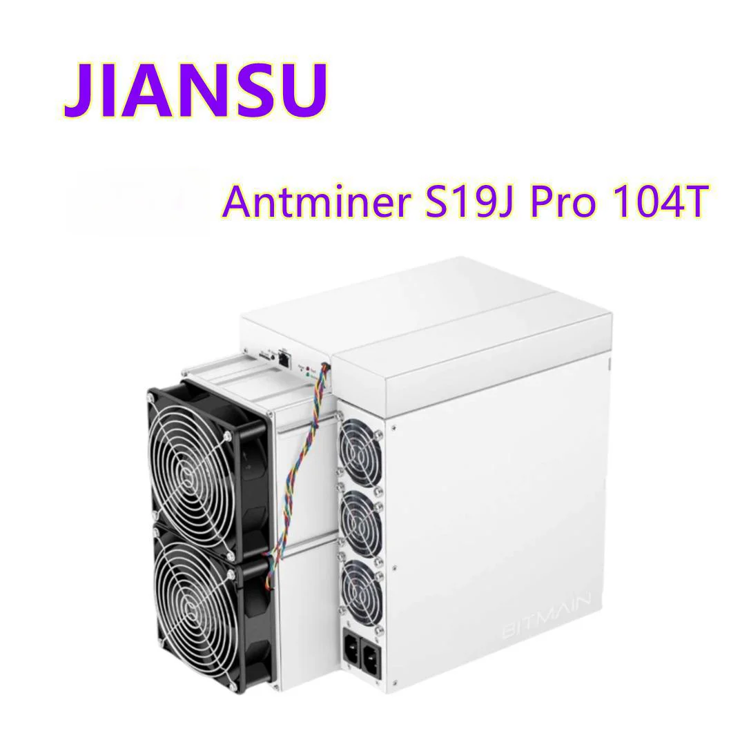 

Bitmain Antminer S19J pro 104T ± 10% ASIC Miner BTC Bitcoin Miner Machine 3250w