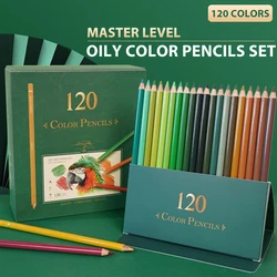 120 Colors Professional Premier Colored Pencils with Vibrant Colors Fade-Resistant Sketching Coloring for Artists Students