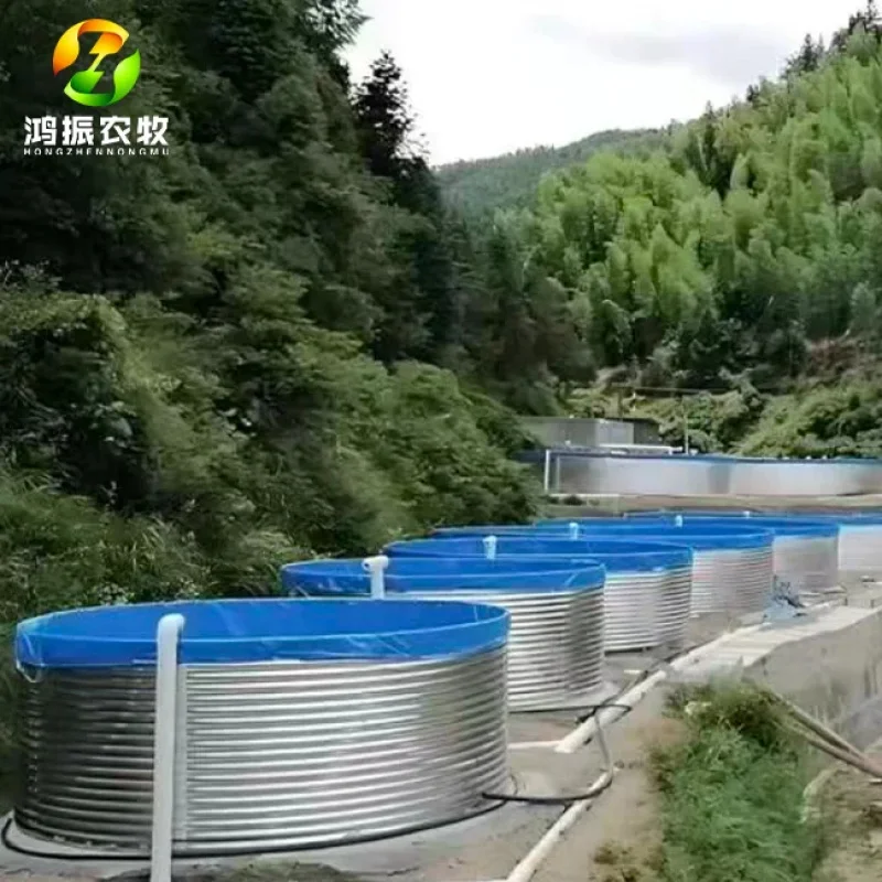 

Water Tank Reservoir With Galvanized Sheet For Aquaculture
