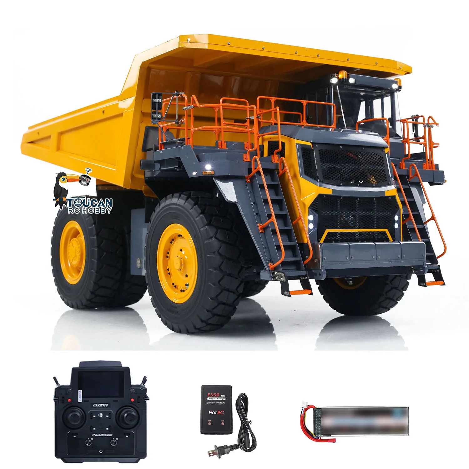 1/16 R110E LESU Metal Mining RC Truck Hydraulic Remote Control Dumper Electric Tipper Car Model Adults Toys Gift THZH1308