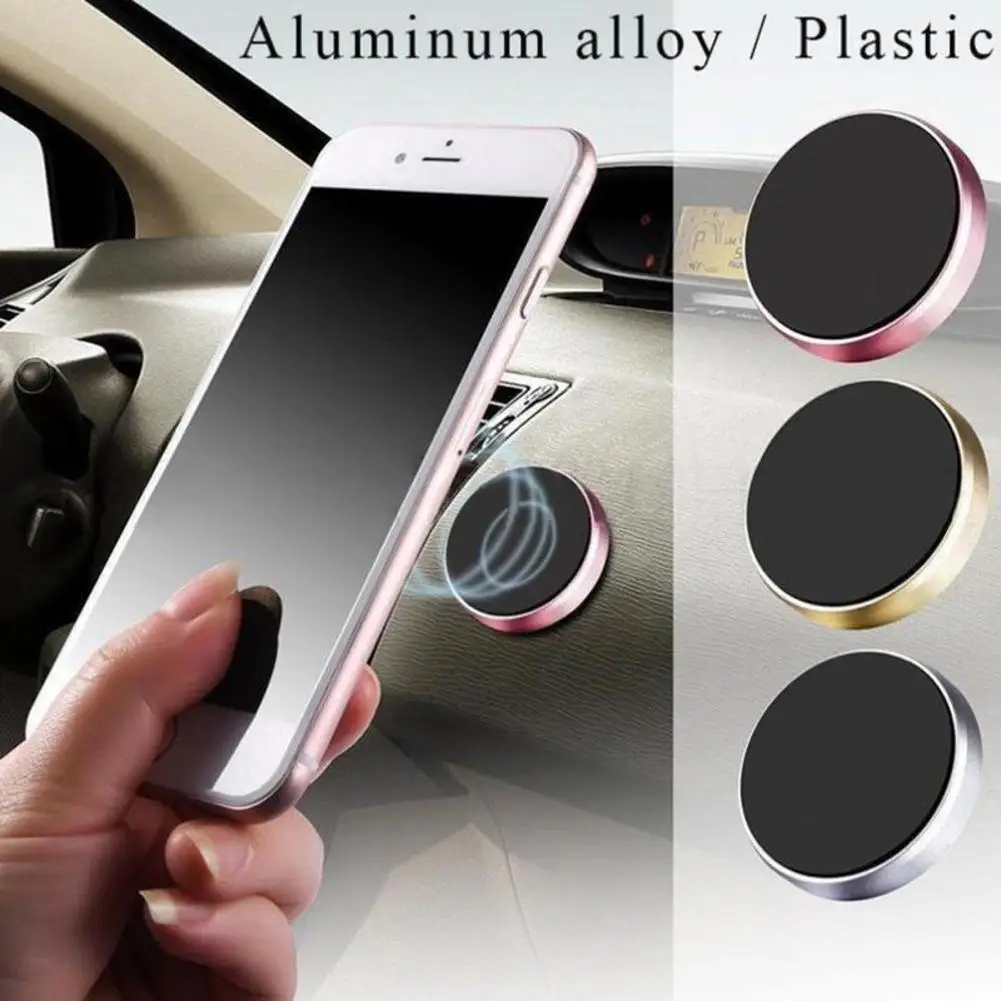 Magnetic Car Phone Holder Universal Car Phone Stand For IPhone Dashboard Wall Mounted Car Magnet Sticker