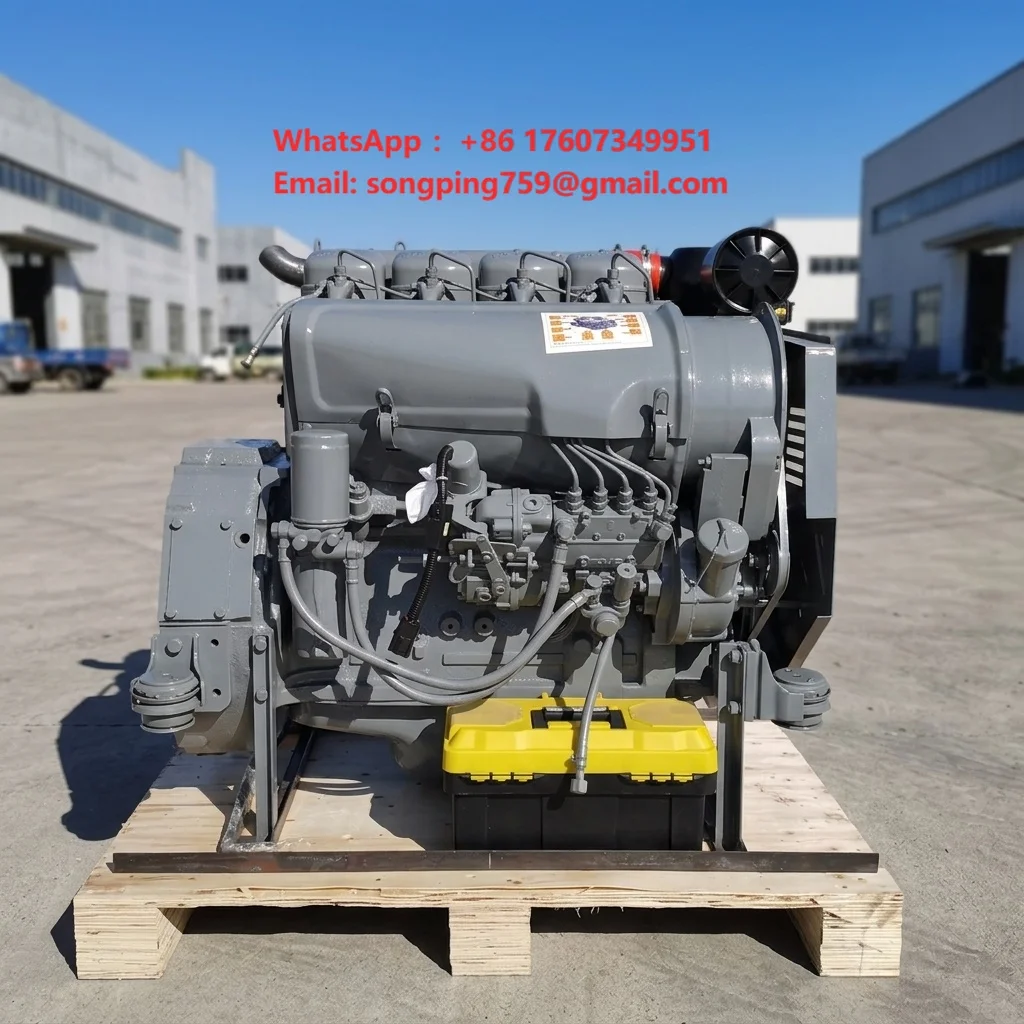 Engine F4l912 air Cooled 60hp 4-cylinder DEUTZ diesel Engine