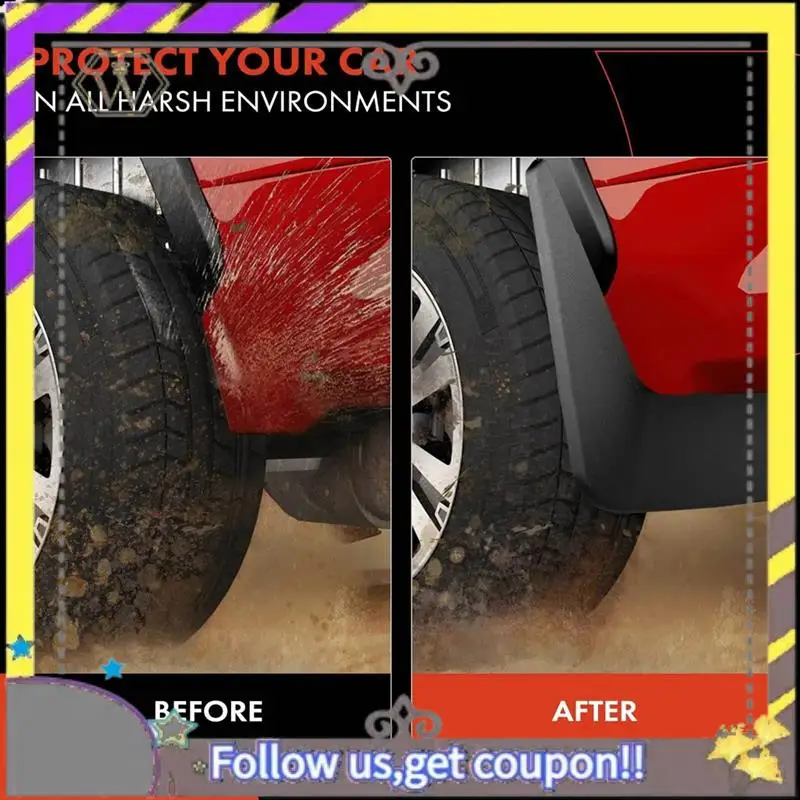 ABXV-4PCS Car Mudguard Mud Flaps Splash Mud Guard Fender For Mazda 3 2004-2008 Car Accessories