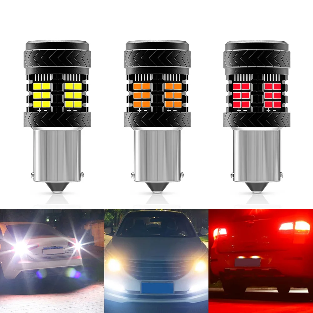 Oprah 2X  High Bright Car LED Light 1156 P21W 1157 BAY15D T20 7443 T25 7440 Canbus For Car Turn Signal Lamp DRL Running Bulb 12V