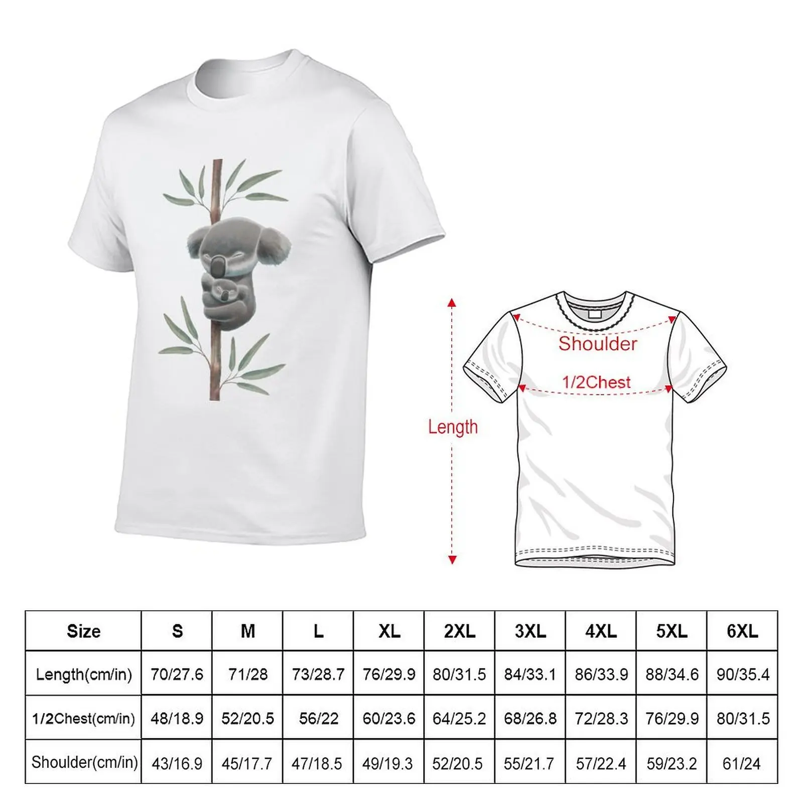 Sleeping koalas (Bushfire Emergency Wildlife Fund) T-Shirt anime tshirt cotton t shirt man T-Shirt
