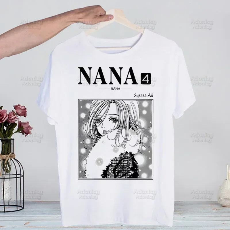 Nana Manga BLAST Men's Tshirt Cute Shirt Mens Fashion Ren Honjo Nana Komatsu T-Shirt For Men Casual Nana Osaki Tops Short Sleeve