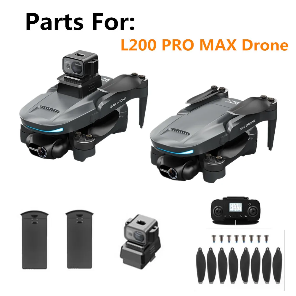 L200 PRO MAX Drone Batteria Accessori 7.4V 1600Mah/Lame dell\'elica/L200 PRO MAX Drone Pezzi di ricambio originali L200 PRO MAX Dron