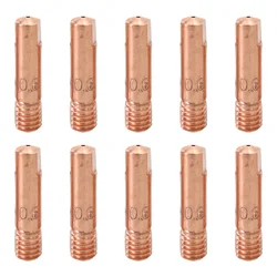 Welding Tools Nozzles Welding Torch Contact Tip M6 Thread Copper Welding Torch 0 6 0 8 0 9 1 0 1 2mm Welding Nozzles