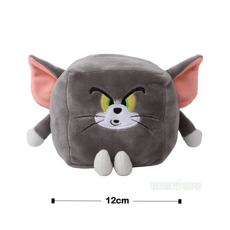 재미있고 귀여운 톰과 제리 봉제 인형은 휴대폰 거치대로 사용할 수 있는 변신 시리즈 귀여운 만화 캐릭터 봉제 인형입니다.