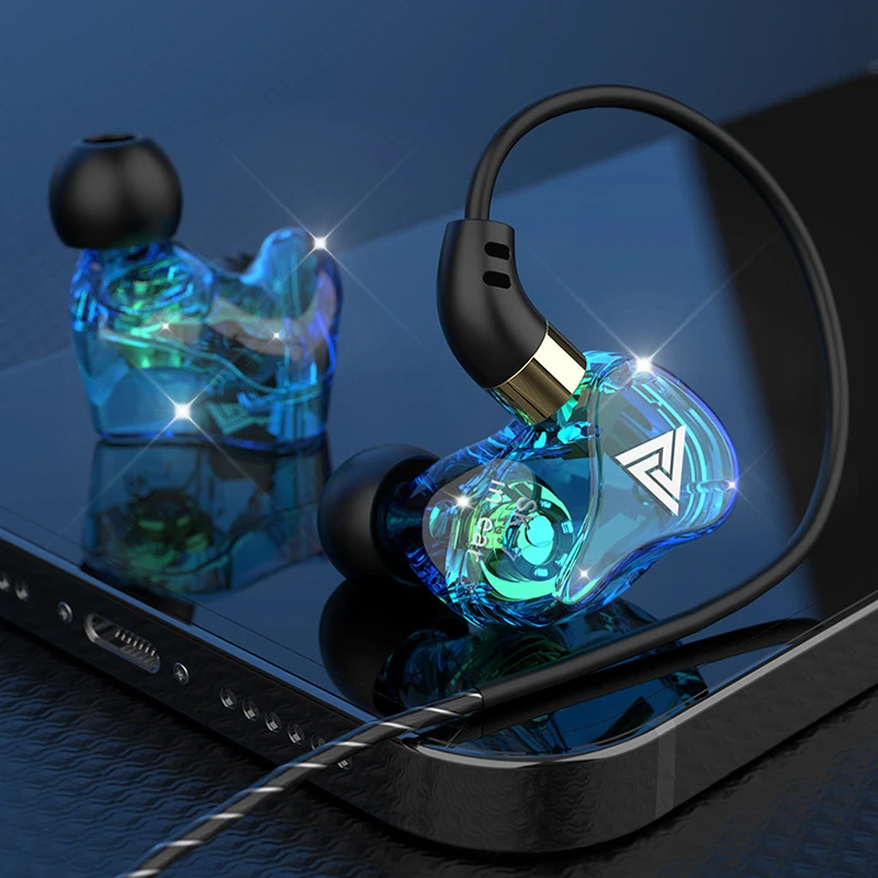 Оригинальные проводные наушники Karbeen QKZ SK7 3,5 мм, динамические стерео Hi-Fi музыкальные спортивные наушники с микрофоном