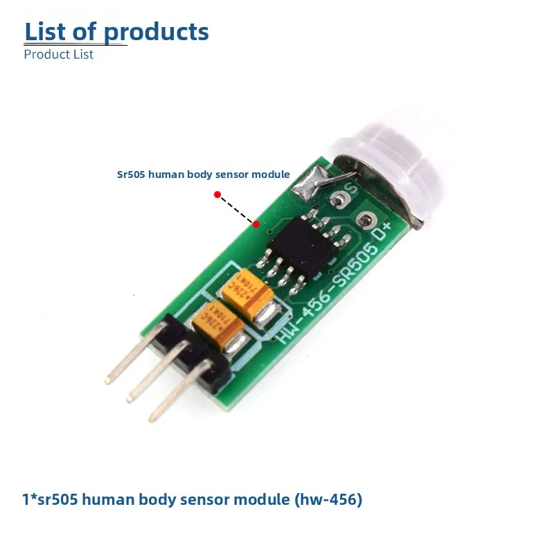 Mini HC-SR505 PIR Motion Sensor Module Human Body Detector Switch Compatible with Arduino for Robot Kits