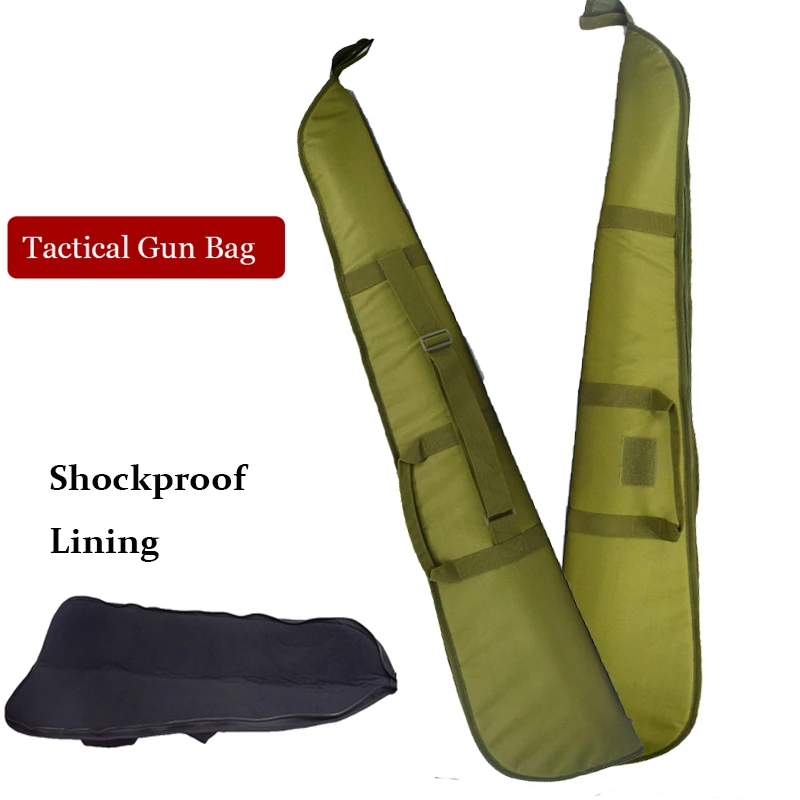 

Outdoor Sport Airsoft Shooting Gun Bag with Cotton Pad Rifle Gun Carry Case Tactical Gear Hunting Gun Bag Holster 126Cm