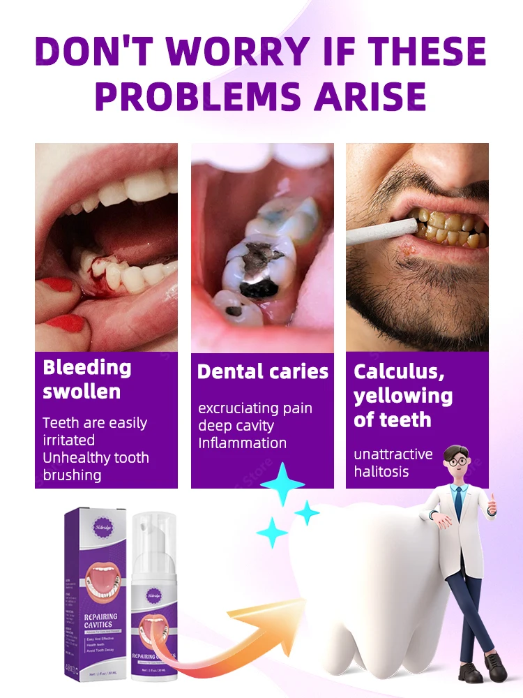 Solves caries and tooth decay problem