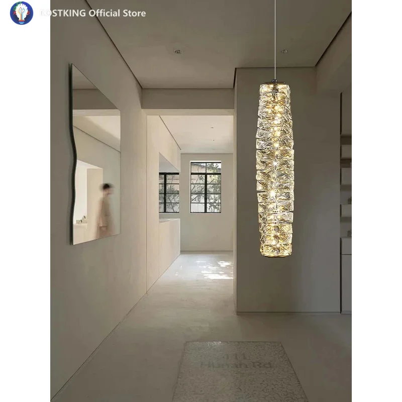 

Постмодернистские роскошные итальянские хрустальные подвесные светильники, светодиодные украшения дома, гостиная, спальня, деко, подвесной светильник, маленькие креативные лампы