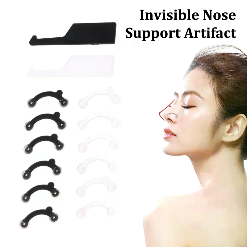 Beauty Nose Clip Corrector Massage Tool Nose Up Lifting Shaping Clip Clipper Shaper Bridge Straightening No Pain 3 Size 3Pcs