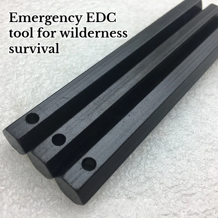 

12.7 * 127mm Hexagonal Outdoor Spark Stone Magnesium Rod Outdoor Hiking Survival Emergency Fire Tool