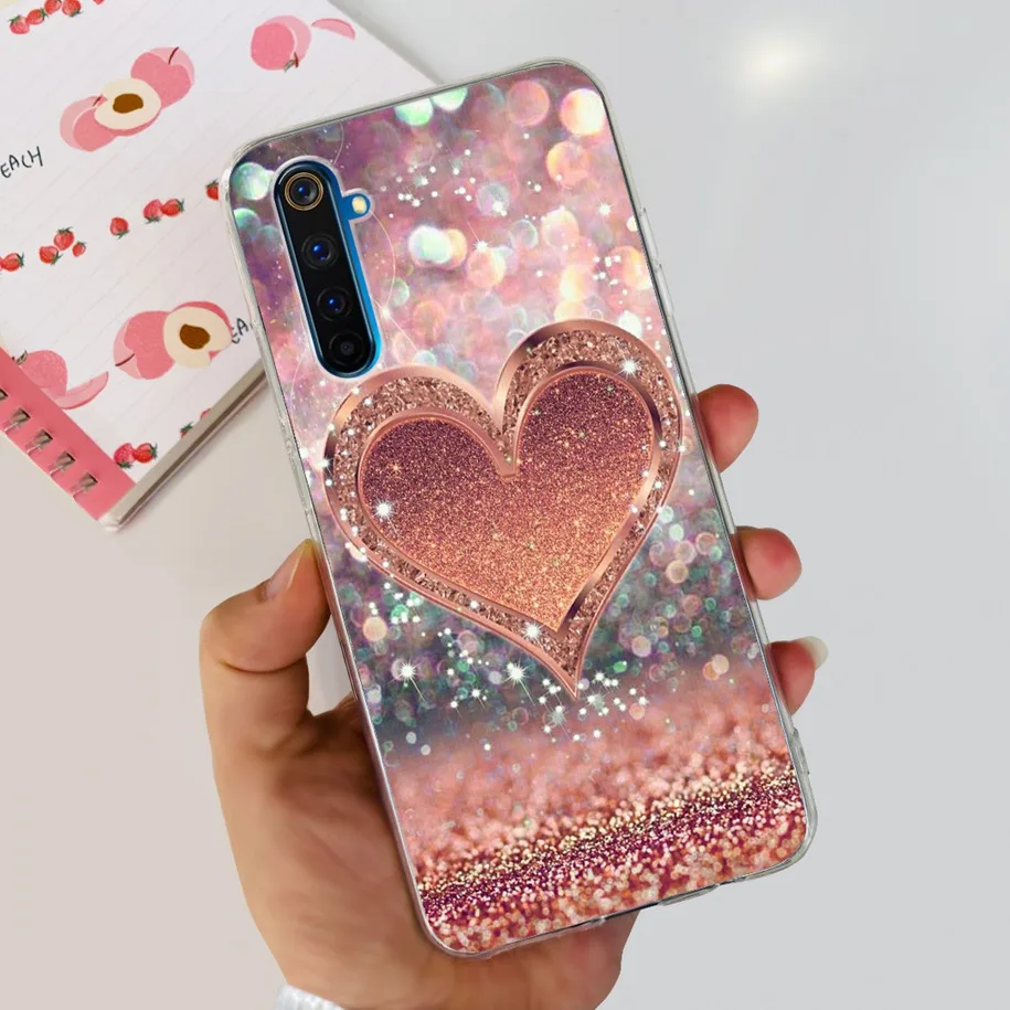 For OPPO Realme 6 Pro Case RMX2061 RMX2063 Marble TPU Shockproof Cover For Realme 6 Bumper Realme6 6s 6i Realme6i Realme6s Funda