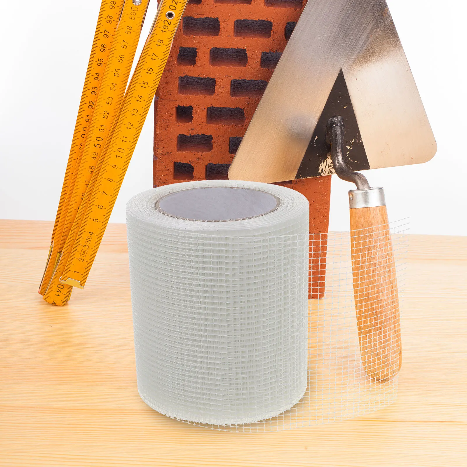 

1 Roll Drywall Mesh Fiberglass Tape Self Adhesive Drywall Repair Tape for Crack Joint Wall Crack Repair Fiberglass Tapes