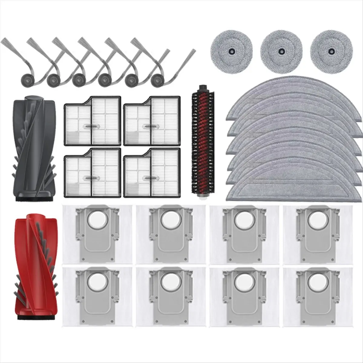 

Main Brush Side Brush Accessories for Saros 10/ S9 MaxV Ultra Sweeper High Efficiency Filter Mop Cloth 【A70Z Fafa】