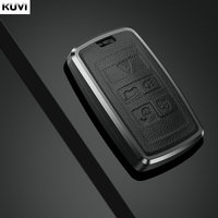 Metal Leather Car Key Case for Land Rover Range Rover Sport Evoque Velar Discovery 5 Jaguar XE XF E-Pace F-Pace A9 A8 X8 XJ XFL