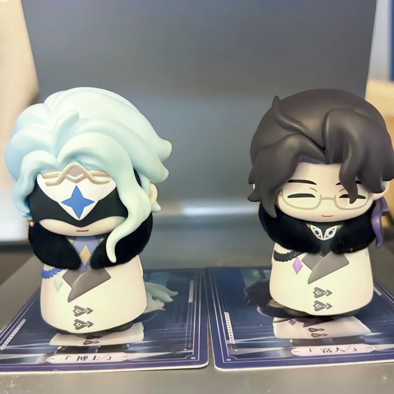 Hot Selling Genuine Genshin Impact Fatui Harbingers Chibi Blind Box Figurines Merchandise Doll Ornament Surprise Trendy Toy Gift