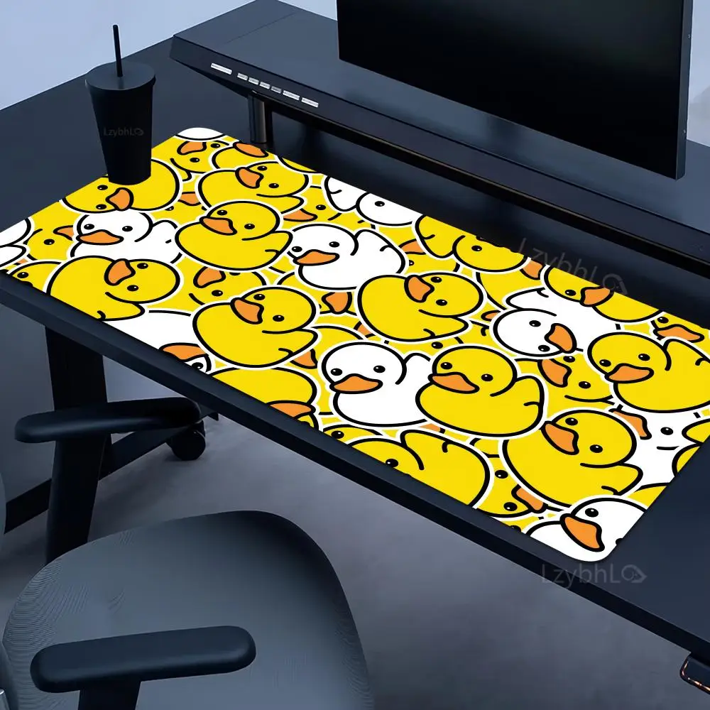 

Cute Little Yellow Duck Mouse Pad Large-Size Computer Office Gaming Desk Mat XXL Rubber Non-Slip Gaming Keyboard & Mouse Pad