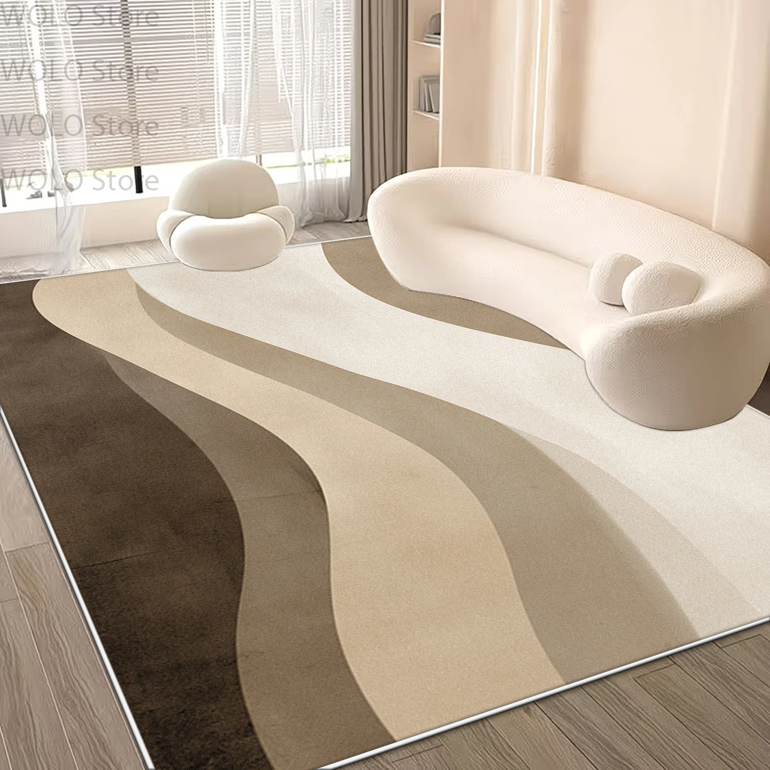 سجادة غرفة معيشة بتصميم متموج - مراجعة Home Toilet Bathroom Design وسعره