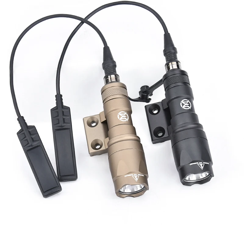 WADSN M300 Flashlight SMRM Mount For MLOK KEYMOD Tactical White LED Light M300A Airsoft Hunting Lamp Fit 20mm System