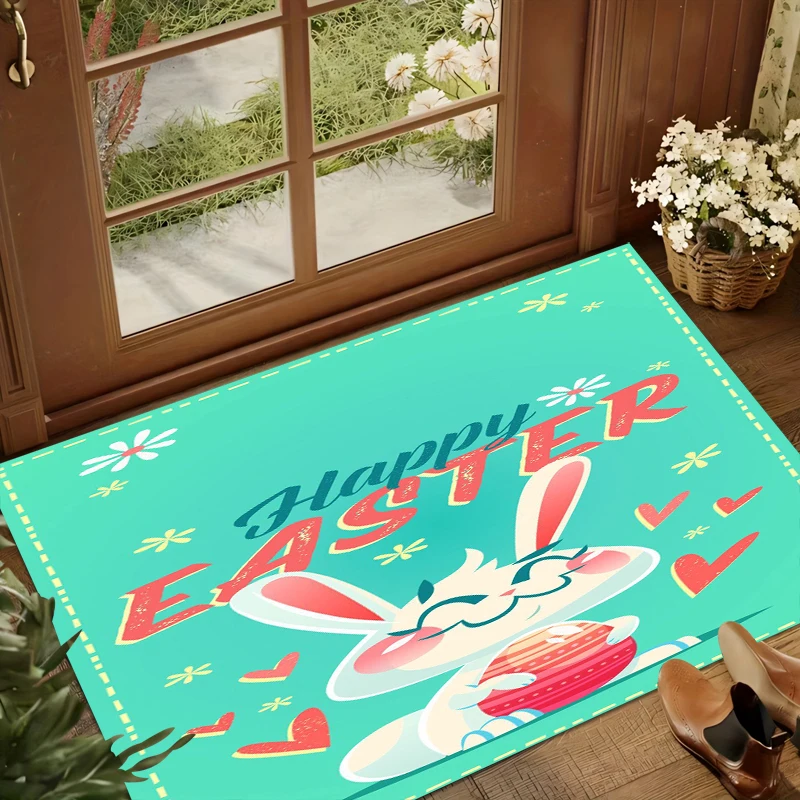 

Популярные милые коврики-яйца с кроликами, веселые нескользящие мягкие ковры — незаменимые вещи для детских комнат и любителей пасхальных праздников, декор для дома