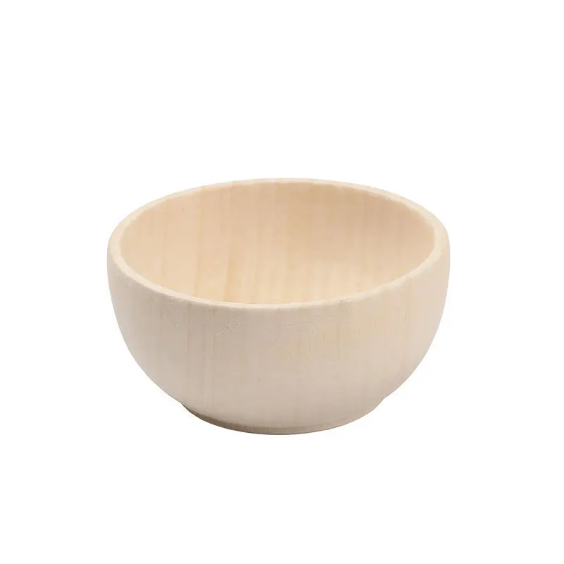 5pcs unfinished wooden bowls 57x30mm and 10pcs 40x24mm DIY handcraft mini bowls for home decoration creative painting projects