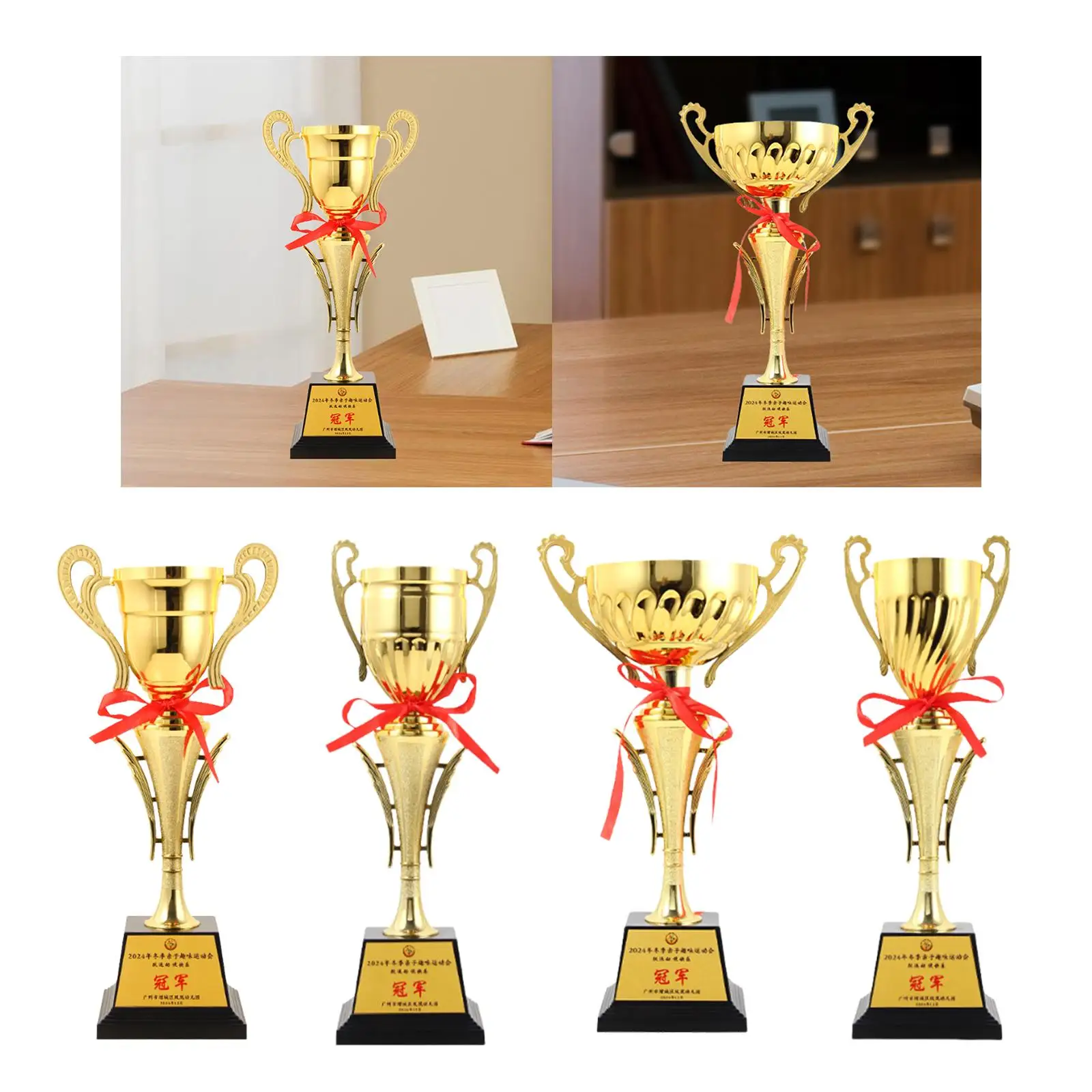 Large Trophy Cup Winner Trophy Keepsake Soccer Football League Match Trophy Reward Prize for Sports Tournaments Competitions