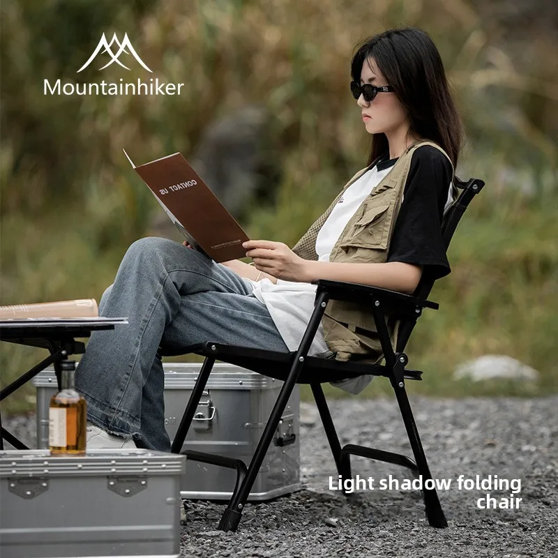 Light Shadow Folding Chair Outdoor Camping Camping Leisure Kermit Chair Picnic Chair Portable Table Chair Beach Chair