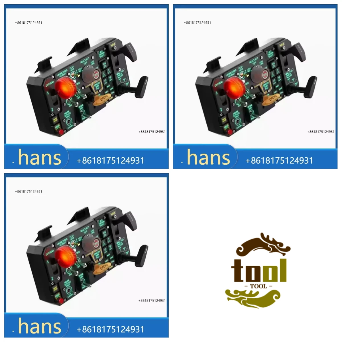2026 Factory Direct Sales Simulation Flight PTO 2 Panel Takeoff Flight Simulator Accessories For F16 F15 F18 Flight