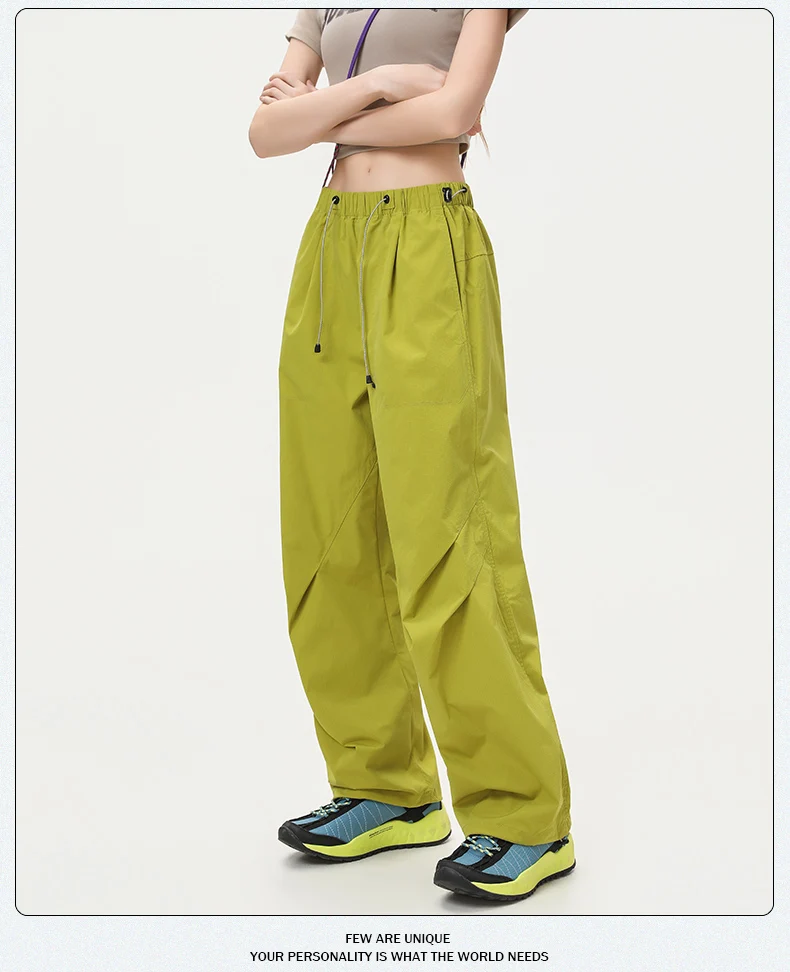 CHRLCK Women's Quick Drying Hiking Pants Spring Summer Fashion Cargo Pants Loose Fishing Camping Cycling Trekking Trousers